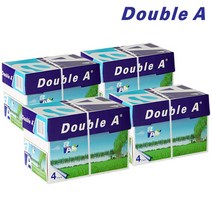 더블에이 A4 복사용지(A4용지) 80g 2000매 4BOX