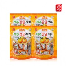 맛있는한진식품 제주도 감귤젤리 감귤농축액 함유 대용량 180g x 4개입사무실 대용량 업소용 식당용 간식 소스, 상세페이지 참조