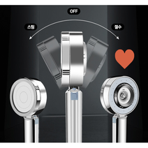 스파 버블샤워기 마사지 절수형 스팀형 3way 수압 센 샤워기 헤드, 상품선택, 양면샤워기헤드, BEST 양면샤워기헤드