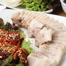 한방 통수육 잡내없는 오겹살 보쌈, 통수육350g+새우젓+김치세트