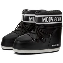 Moon Boot Icon 로우 나일론 부츠 - 블랙