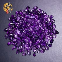 어항자갈 인테리어 화분 자갈 천연 우루과이 자수정 원석 장식 만자 보석 베어 스톤 세팅 컬렉션급, 10 【짙은 자줏빛이 투명하다.】500g9-12mm