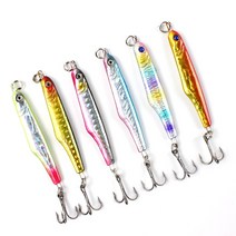 +메탈지그 5.7cm 15.7g+ 싱킹미노우 루어낚시 갈치, 색상랜덤