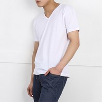 남성 데일리 브이넥 코튼 베이직 반팔티 치노팬츠패션 신입생패션 라운지룩