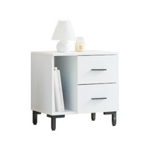 500 미니책장협탁 안방서랍장 틈새 장식장 침대옆 선반, 화이트