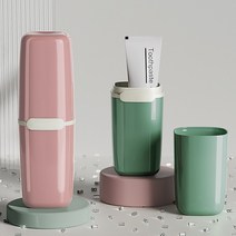 OPOKI 휴대용 칫솔통 여행용 치약 칫솔 케이스, 화.이.트, 1개