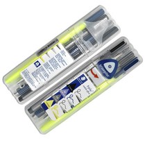 [조한스토어] 스테들러 트리플러스 모바일 오피스 4종 34 SB4, 1세트, 화인라이너+형광펜+펜+샤프_케이스 색상랜덤