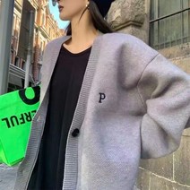 가을 가을 여성 루즈핏 브이넥 니트 여성니트 가을니트 T83
