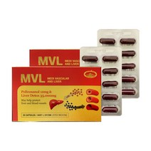 호주 네이쳐스탑 MVL 폴리코사놀 12mg 리버디톡스 캡슐 35000mg 30정 2팩, 2개