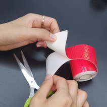 레드 주차금지대 야광 테이프 축광 스티커 반사판 반사 리플렉터 차량용 표지판 주차스토퍼 방수 가드레일