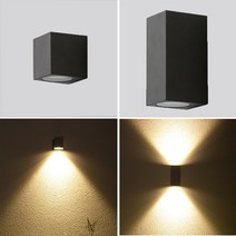 외부센서등 LED 현대 야외 방수 벽 통로램프, 1개, A타입 -  싱글 헤드 형광 3W