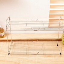 [RΘA] 리빙코아 애플 테이블 선반 2단 대 생활 건조기 식기 주방 건조대 ▷_β5243Ea, 《β본상품》