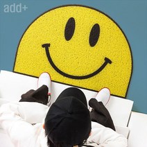 스마일 현관 사무실 화장실 베란다 러그 발매트 M2T, 3. M2T 스마일 반달 대자