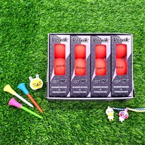 볼빅 플라이온 2피스 컬러볼 옐로우 12구, 오렌지12구