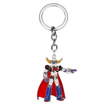 자동차 키링 번호판 제작 Mazinger 펜던트 키 체인 일본 만화 Z UFO Grendizer 로봇 Gu Liantaisha 주변 메이션 열쇠 고리, [01] A
