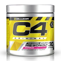 Cellucor C4 부스터 오리지널 헬스 프리워크아웃 워터멜론 수박 30 서빙 195 g, 195g, 1개