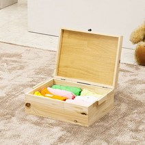 포메리트 포메리트 포메리트 삼나무 수납박스/보관함 중 경첩, 단일옵션