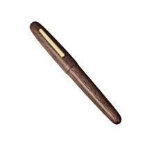 진하오만년필 Jinhao 9056 천연 나무 만년필 수제 M/F 펜촉 잉크 펜 및 컨버터, 03 ONE PEN, 01 Bent 0.7-1.2mm