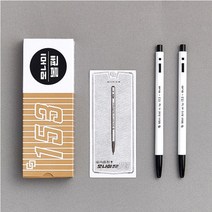 모나미 펜모음전 36종 볼펜 사이펜 형광펜 샤프 리필심 샤프심, 1개, 153오리지널 청