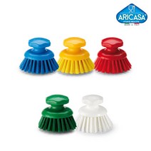 아리카사 HACCP 원형주먹솔/다라이솔 [색상/모선택], 1012WT_(화이트)굵은모