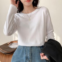 2022 봄 가을 단색 블라우스