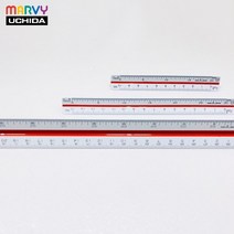 우찌다 삼각 스케일 10cm 15cm 30cm