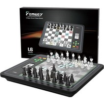 바둑 지능형 전자 체스 게임 마그네틱 피스 감각 보드 LCD 화면 초보자 학습 AI 싱글 플레이어 체스에 대한, L6