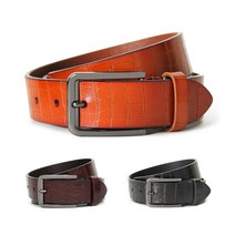 M03-A-02 몬타나블루 가죽 캐주얼벨트 30대 50대 아빠벨트 악어 청바지벨트 크로커 캐주얼 정장벨트 남자벨트 소가죽 혁띠 10대 베이직 20대 바지벨트 허리띠 학생벨트 벨트 가죽벨트 40대 심플