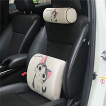 차량용 메모리폼 목 쿠션 허리쿠션 등받이 16종, E