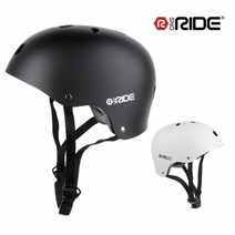 [스노라이드] 스케이트보드 헬멧 RE10, 블랙