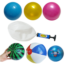 탱탱볼 수박 칼라 무지 장난감 고무공 비치볼 18cm 1P, 무지탱탱볼(흰색)