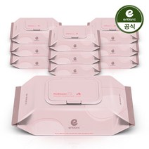 [본사직영]앙블랑 아기물티슈 핑크빈75 70매X10팩 [PBC10]