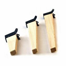 [KT알파쇼핑]레트로원목다리세트 소 4개 흑색 가구 식탁 책상 DIY