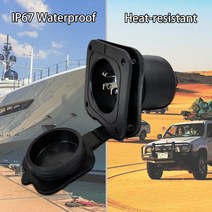 Treeligo 발전기 전원 소켓 세트 125 V RV AC 포트 미국 플러그 자동차 캠핑 보트용 캐러밴 창고 전기 확장에 적합 105006