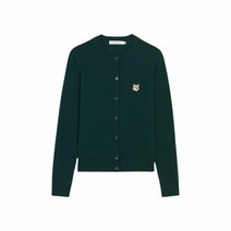 MAISON KITSUNE 명품메종 키츠네 폭스헤드 가디건 딥그린 JM00505KT1036 P370 JM00505KT1036P370