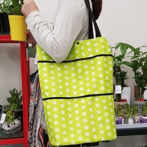 접이식 바퀴달린장바구니 카트가방겸용 쇼핑캐리어, 2단변신 장바구니, 1개