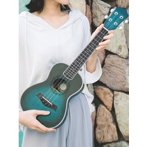 취미용 우쿨렐레 우쿠렐레 선물용 인치 소프라노 수박 패턴 프렛 파인애플 모양 현 하와이, 21인치, [LosMomentum]펀서머+액세서리+코튼백