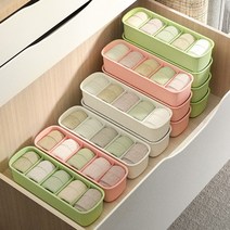 바이미 5칸 속옷정리함 2p 세트, 핑크, 1세트
