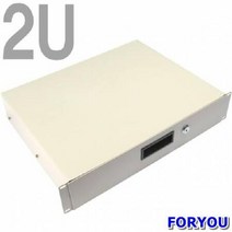ForU875 허브랙 보안 서랍장 아이보리 슬라이딩선반 판넬 시리얼장비 서버랙, 상세페이지 참조