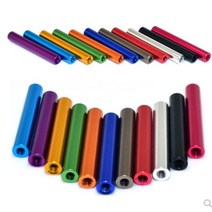 5/10pcs 알루미늄 standoff M3 * 5/6/8/10/12 100mm 다채로운 스페이서 긴 막대 RC 부품, 23 m3x90 5pcs_04 orange