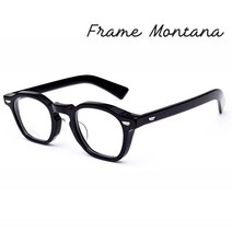 [프레임몬타나] FM21-1 아세테이트 프렌치 빈티지 안경테 블랙 FRAMEMONTANA