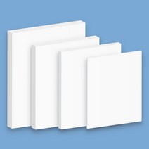 우드락 원단보드 백색 전체 사이즈 다양한 두께1T 2T 3T 5T 7T 10T(mm) 모음 박스 포장 POP 공예 학교 유치원 만들기 수업 우드보드