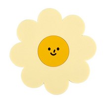 대형식탁 호텔레스토랑 다이닝룸 6인용대형 4인용 식탁세트 주방 냄비 매트 꽃 모양의 홀더 절연 컵, 01 Yellow_02 Medium