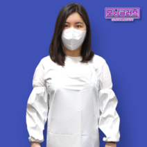 모닝글러브 PU 방수토시 팔토시 백색 1켤레 주방 식당 위생 육가공 수산물 횟집, 방수토시 백색 (시보리형)