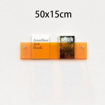 벽걸이 아크릴 잡지 선반 브로셔 홀더 상업용 책 파일 정리함 문학 전단지 정보 보관 스탠드, 34 50x15x5cm L shape