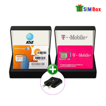미국유심 AT&T 티모바일 유심칩 칩구매 국제전화무료 7일 부터 30일, T-Mobile 15일+우편, 1개