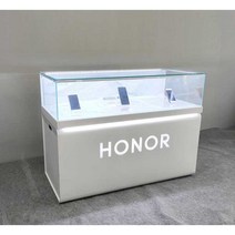 휴대폰 진열장 쥬얼리 쇼케이스 디스플레이 주문제작, 화이트 1200x550 (로고주문제작 문의)