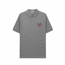 [명품]MONCLER 8A72900 84556 984 8A729 00 로고 자수 반팔 카라티 D 8A729 00 84556 984