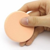 1p 원형 메이크업 스펀지 메이크업퍼프, 옵션:GTM0225
