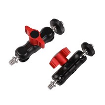 더블 볼 헤드 매직암 마운트 조인트 연결 조명 램 LED 라이트, A342